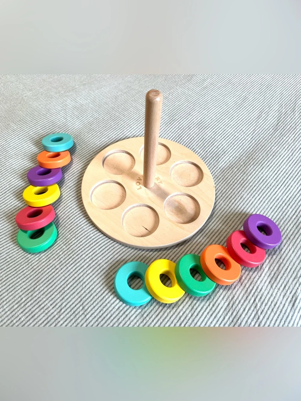LOVEVERY Flexible Wooden Stacker - Like New!